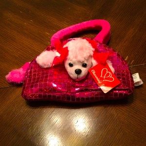 NEW Pink Poodle Purse